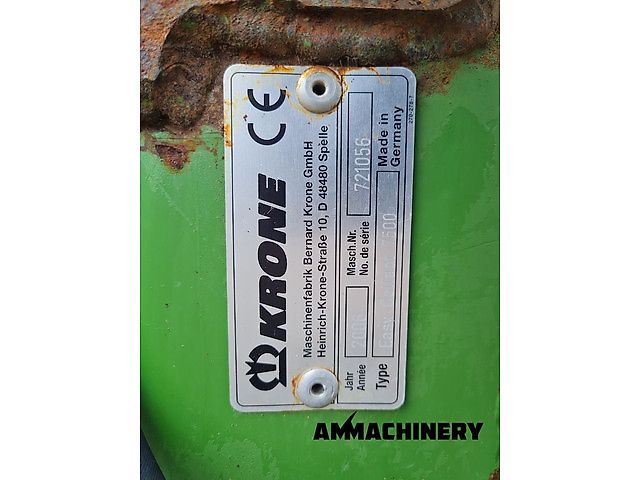 Krone EC7500 corn header