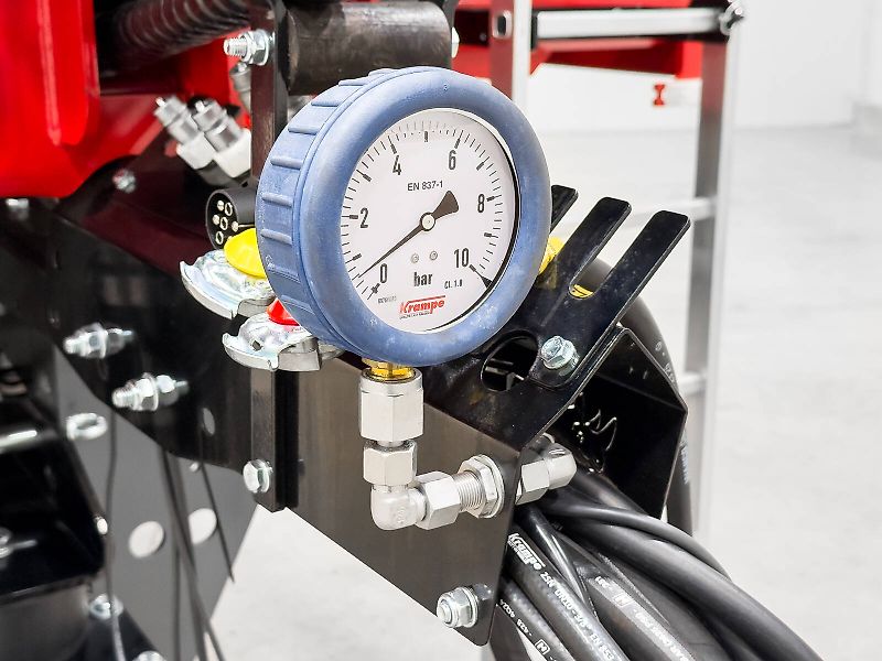 Krampe Rambody 900 (AS 900) 28 ton, push off trailer, hydraulic tailgate, 45,3 m3, LED, air suspension