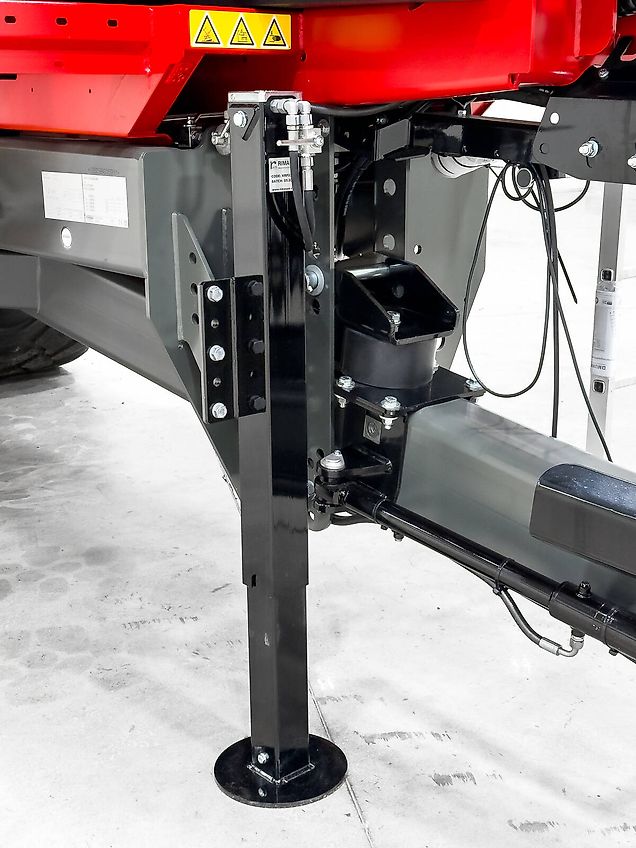 Krampe Rambody 900 (AS 900) 28 ton, push off trailer, hydraulic tailgate, 45,3 m3, LED, air suspension