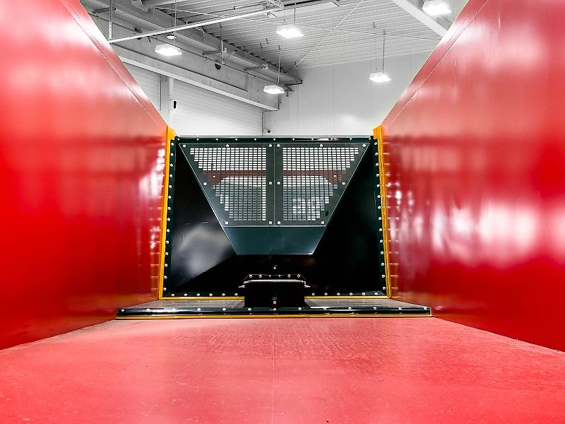 Krampe Rambody 900 (AS 900) 28 ton, push off trailer, hydraulic tailgate, 45,3 m3, LED, air suspension