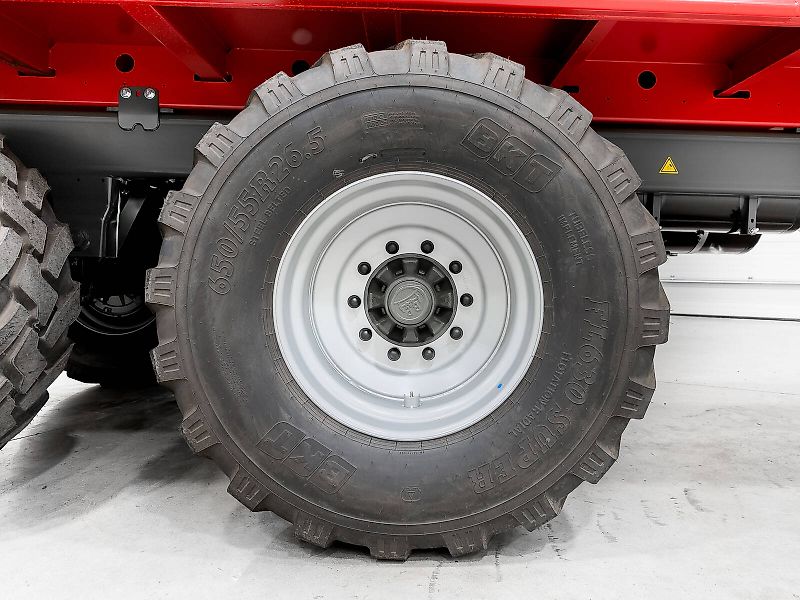 Krampe Rambody 900 (AS 900) 28 ton, push off trailer, hydraulic tailgate, 45,3 m3, LED, air suspension