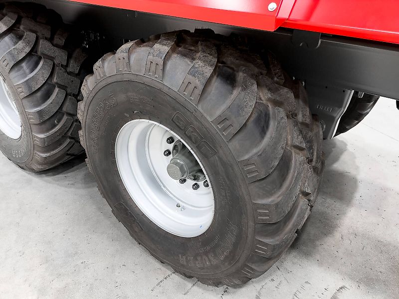 Krampe Rambody 900 (AS 900) 28 ton, push off trailer, hydraulic tailgate, 45,3 m3, LED, air suspension