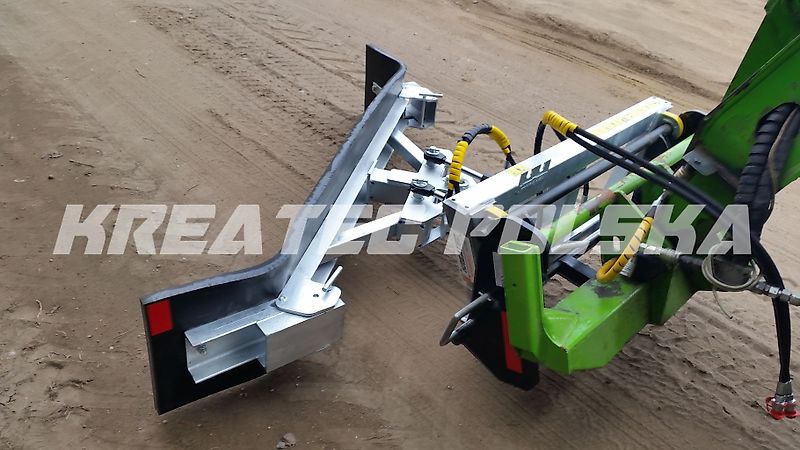 KREATEC Gummischieber/Schmutzschieber/Gülleschieber hydr. verzinkt