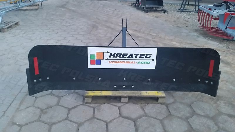 KREATEC Gummischieber starr verzinkt 1,7m für Eurotrac, Giant, usw.