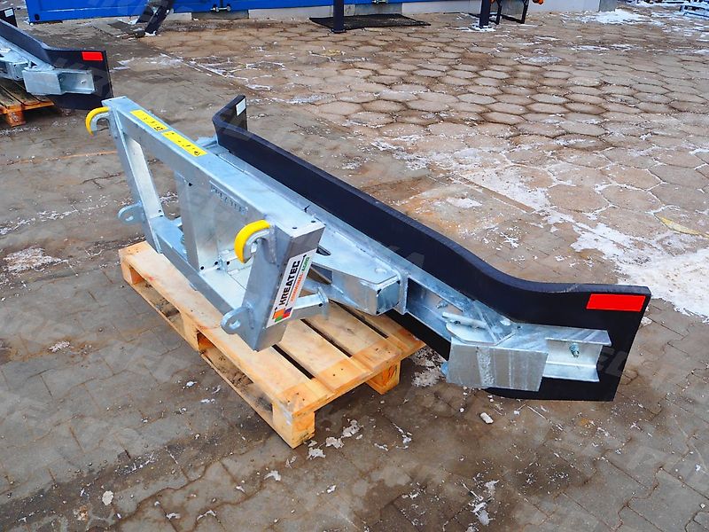 KREATEC Gummischieber mechanisch 1,7m verzinkt für Thaler, Avant usw.