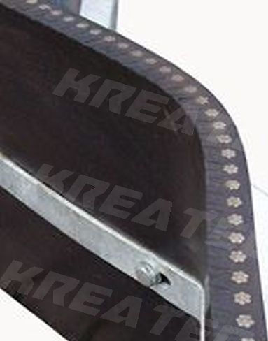 KREATEC Gummischieber mechanisch 1,7m verzinkt für Thaler, Avant usw.