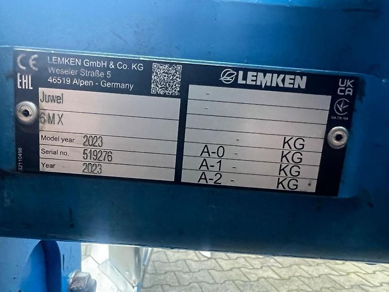 Lemken Juwel 6 M X