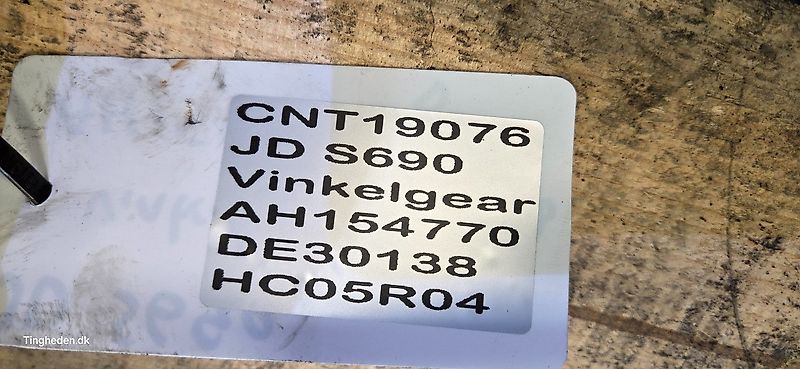 John Deere S690 (Spare part/Reservedel/Ersatzteil)