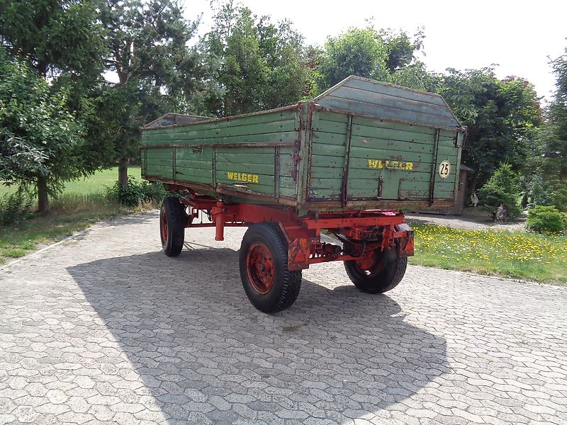 Welger DK 120-2 Typ 3Seitenkipper mit Zusätzliche Bordwände und Dreiecke für Planengestell