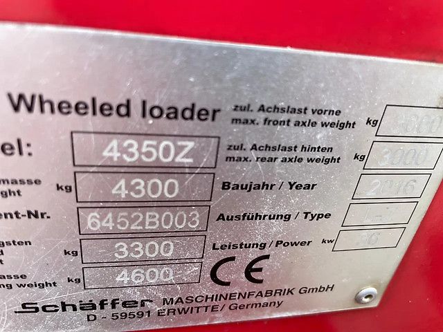 Schäffer 4350Z Shovel Loader
