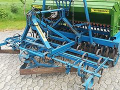 Köckerling Köckerling 250cm Drillkombi 21 Reihen Vorbaufederzinkengruber Amazone Drille mit Fahrgassenschaltung Glatte Pakerringe zur Saatbeetbereitung Exaktstreigel zur Saateinarbeitung