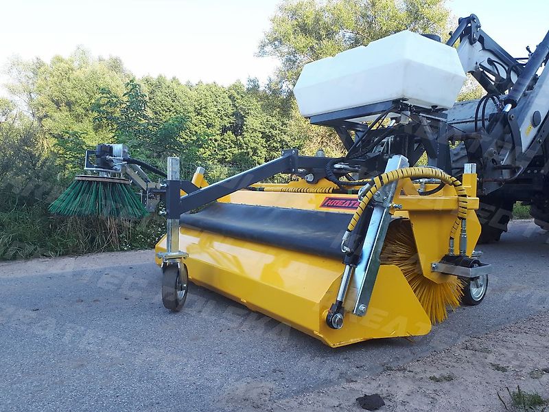 KREATEC Kehrmaschine /Kehrbesen/Veegmaschine/sweeper aus ST52, Burste 620 mm