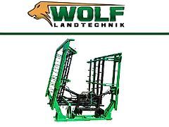 Wolf-Landtechnik GmbH Wiesenstriegel WS6H | 6m | lackiert | Heavy Duty | 4 Reihen