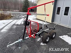 Timmervagn till ATV Ultratec 1500kg
