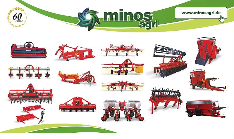 Minos Agri Trommel Mähmaschine T-TCBM 190cm