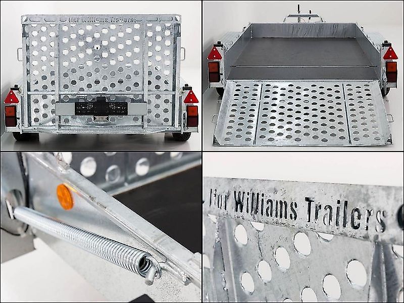 Ifor Williams Baumaschinenanhänger GH1054 163x305 3,5t|Rampe